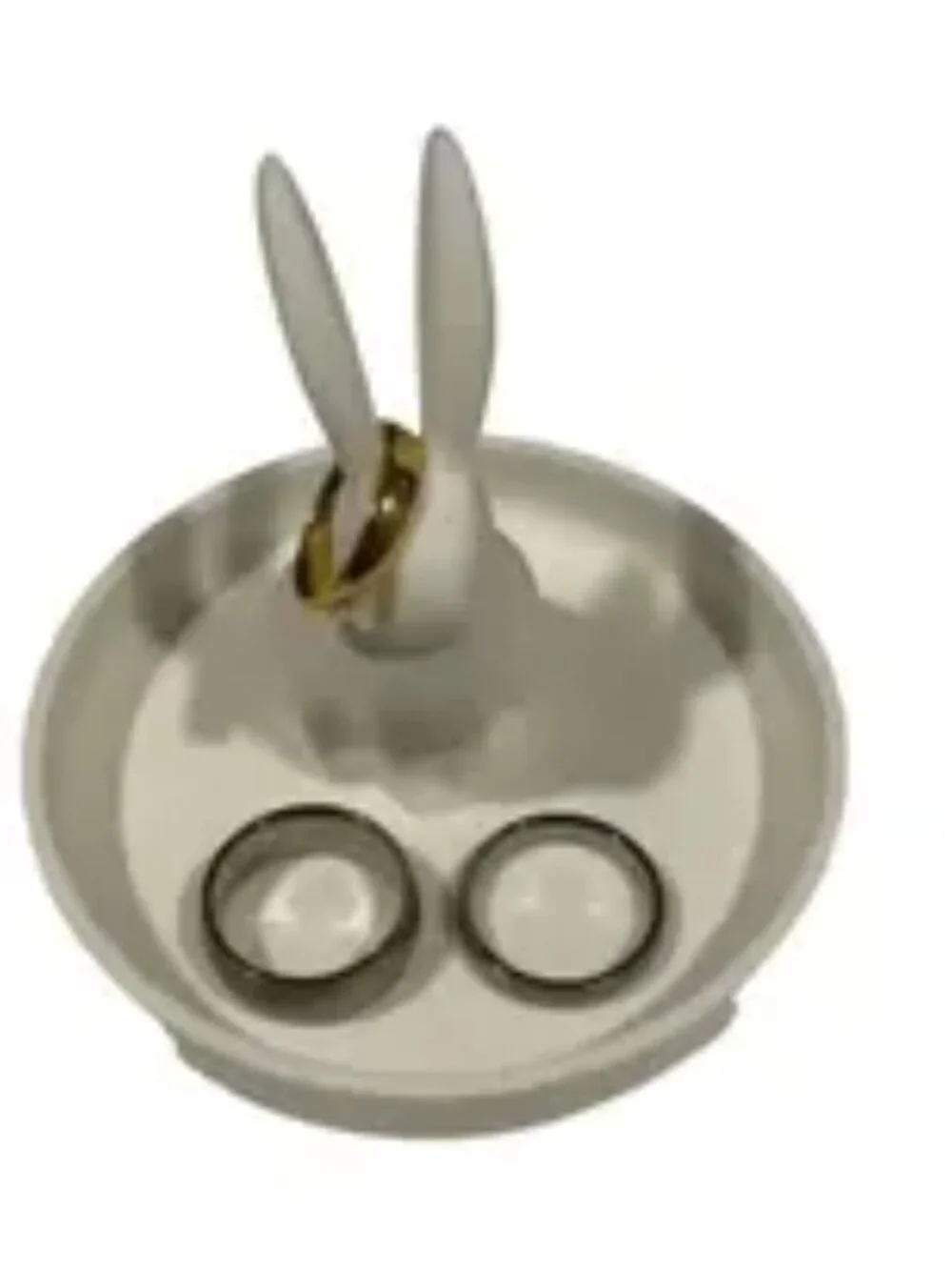 Bunny Ring Holder Jewelry Dish & Trinket Tray